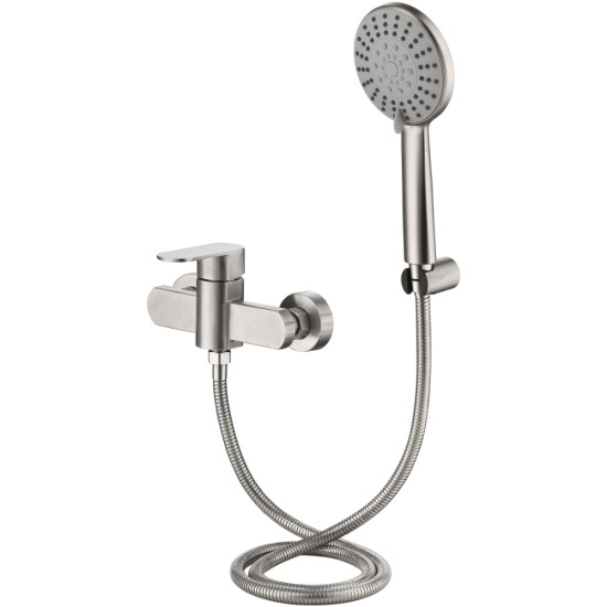 Змішувач для душу Lidz Luna 010 (k35) LDLUN010NKS49191 Nickel