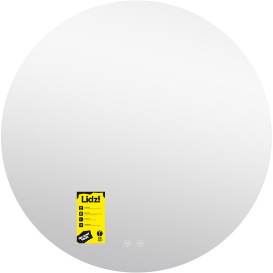 Зеркало Lidz Astra R800 с LED-подсветкой Touch, с антизапотеванием, с диммером, рег. яркости LDASR80049290