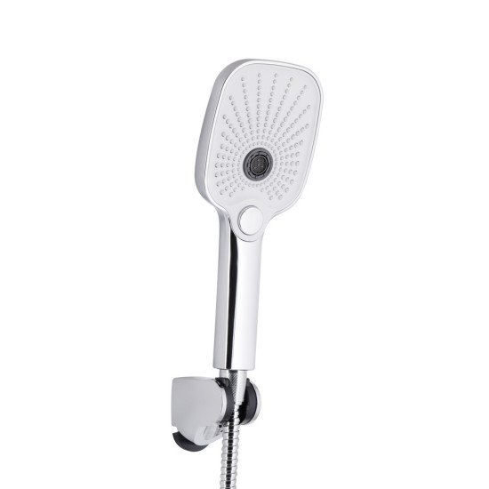 Смеситель для ванны Qtap Gemini (c душевым гарнитуром) QTGEM259CRW45683 Chrome/White