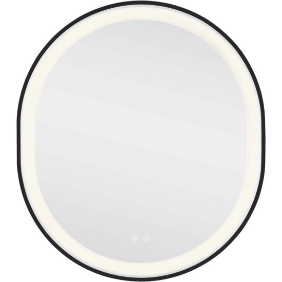 Дзеркало Qtap Gemini 800х700 з LED-підсвічуванням Touch, з антизапотіванням, з димером, рег. темп. кольору (3000-6500K) QT2578R8072B