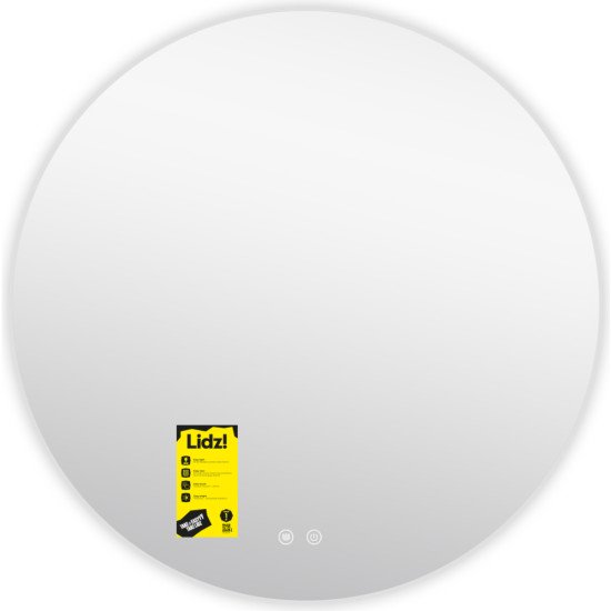 Дзеркало Lidz Astra R800 з LED-підсвічуванням Touch, з антизапотіванням, з димером, рег. яскравості LDASR80049290