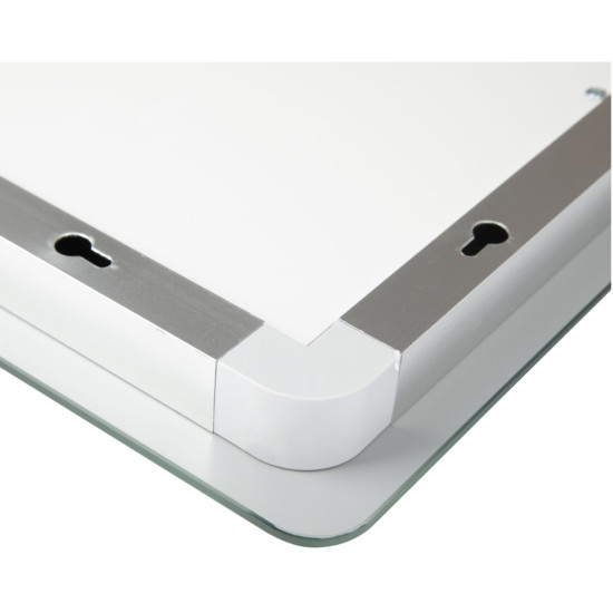 Дзеркало Qtap Mideya 1000х700 з LED-підсвічуванням Touch, з антизапотіванням, димером QT2078NCF10070W