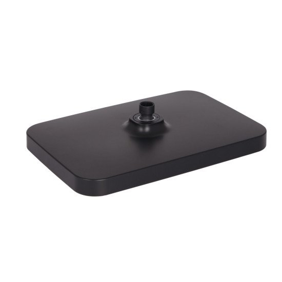 Лійка для верхнього душу Qtap Hlavova 330х220 мм прямокутна QTHLA107BLM45945 Black Matt