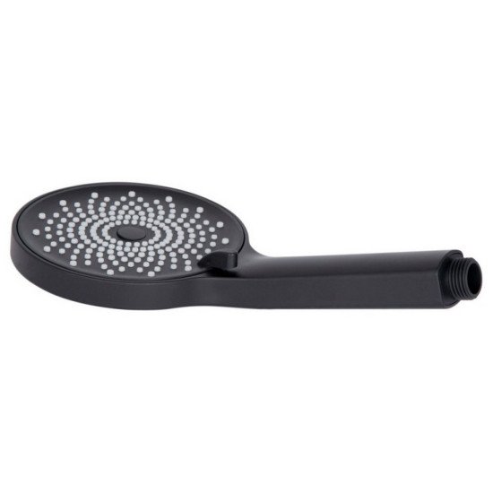 Лійка для ручного душу Lidz Niagara 32 120 мм округла LDNIA32BLM47555 Matt Black