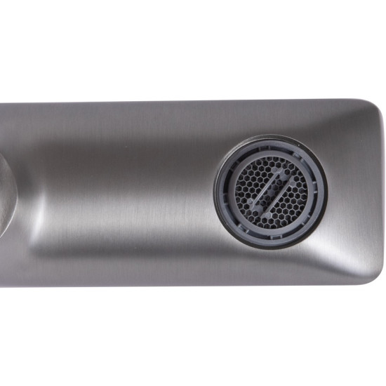 Змішувач для ванни Qtap Presto (з душовим гарнітуром) QTPRE259GRP45584 Graphite