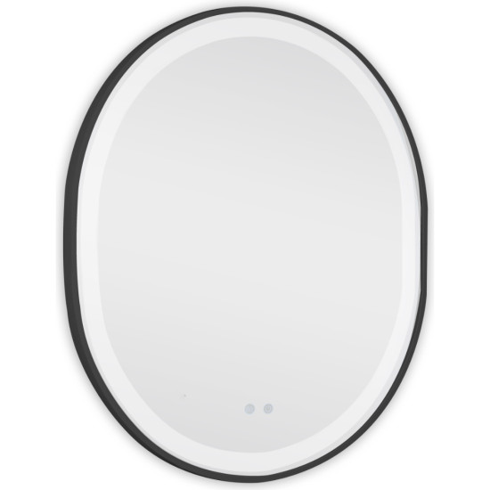 Дзеркало Qtap Gemini 800х700 з LED-підсвічуванням Touch, з антизапотіванням, з димером, рег. темп. кольору (3000-6500K) QT2578R8072B