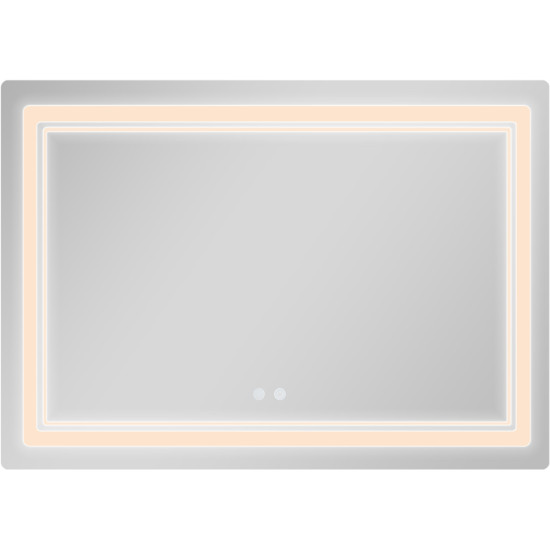 Дзеркало Qtap Cardinal (CA2) 1200х800 з LED-підсвічуванням Touch, з антизапотіванням, з димером, рег. темп. кольору (3000-6500K) QT0478C1208048454