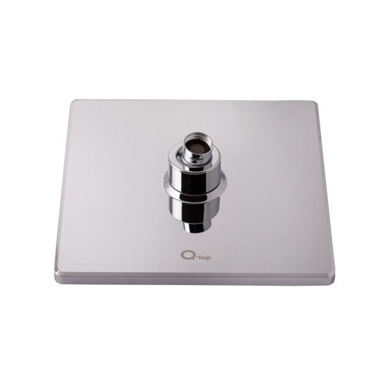 Душова стійка універсальна Qtap Plava на два споживача 1015 мм прямокутна QT1001CRM Chrome