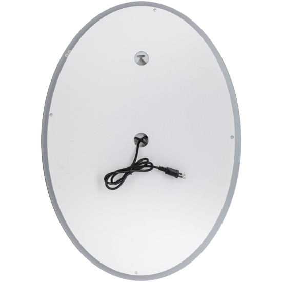 Дзеркало Qtap Mideya 500х700 з LED-підсвічуванням Touch, з антизапотіванням, димером QT2078NCR5070W