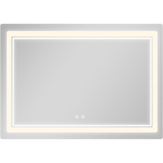 Дзеркало Qtap Cardinal (CA2) 1200х800 з LED-підсвічуванням Touch, з антизапотіванням, з димером, рег. темп. кольору (3000-6500K) QT0478C1208048454