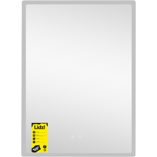 Дзеркало Lidz Orion (OR2) 600х800 з LED-підсвічуванням Touch, з антизапотіванням, з димером, рег. яскравості LDOR60080049292