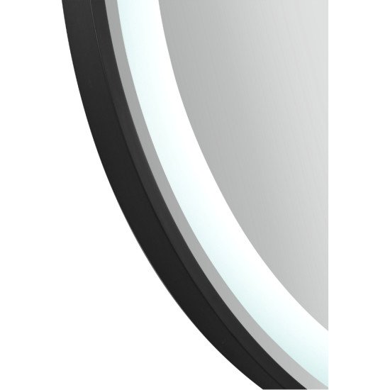 Дзеркало Qtap Gemini 800х700 з LED-підсвічуванням Touch, з антизапотіванням, з димером, рег. темп. кольору (3000-6500K) QT2578R8072B