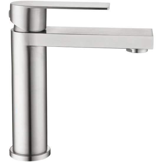 Смеситель для раковины низкий Lidz Nexus 001F (k35) LDNEX001FNKS49184 Nickel