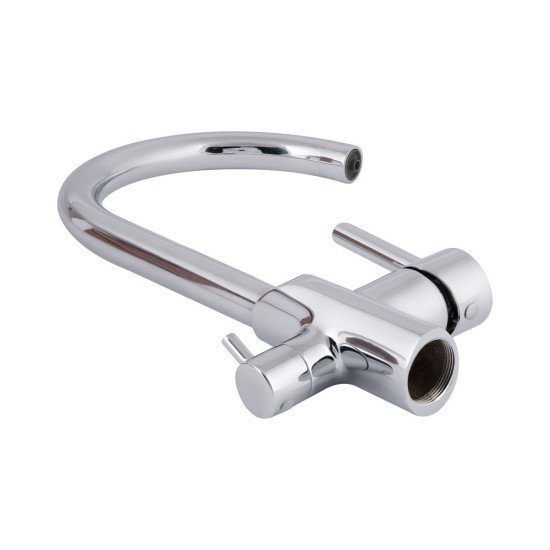 Смеситель для кухни Qtap Grand с подключением для питьевой воды QTGRA362CRM45667 Chrome