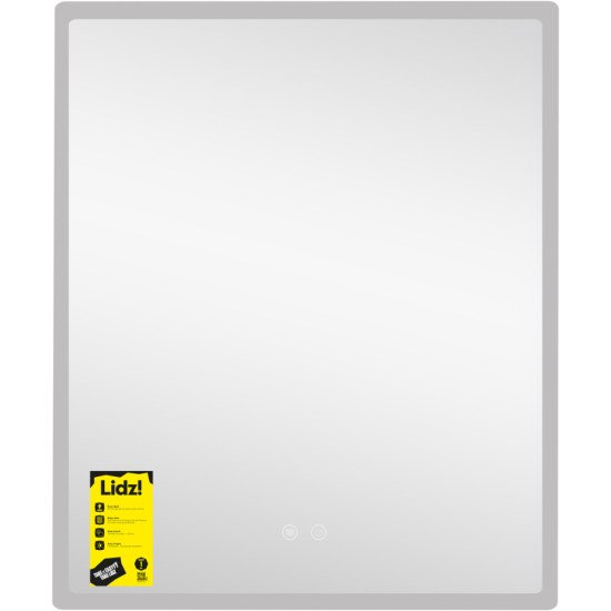 Дзеркало Lidz Orion (OR2) 700х800 з LED-підсвічуванням Touch, з антизапотіванням, з димером, рег. яскравості LDOR70080049293