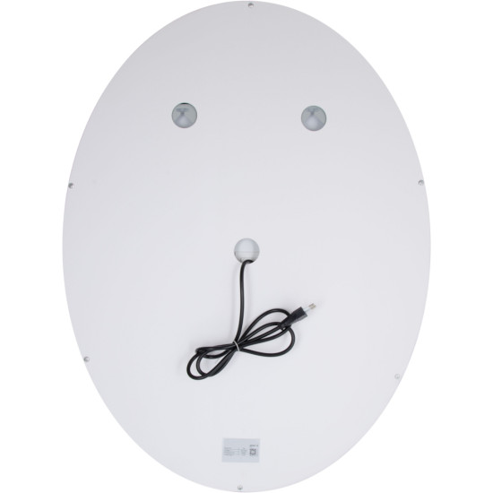 Дзеркало Qtap Mideya (DC-F801) 600х800 з LED-підсвічуванням Touch, з антизапотіванням, димером QT2078F801W