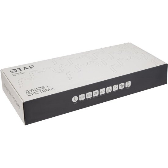 Душова система універсальна Qtap Presto на три споживача (з виливом) QTPRE111CRM45575 Chrome