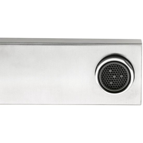 Змішувач для раковини низький Lidz Nexus 001F (k35) LDNEX001FNKS49184 Nickel