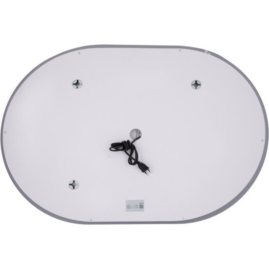 Дзеркало Qtap Gemini 650х900 з LED-підсвічуванням Touch, з антизапотіванням, з димером, рег. темп. кольору (3000-6500K) QT2578R6590