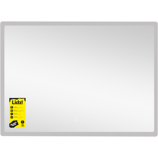 Дзеркало Lidz Orion (OR2) 800х600 з LED-підсвічуванням Touch, з антизапотіванням, з димером, рег. яскравості LDOR80060049294