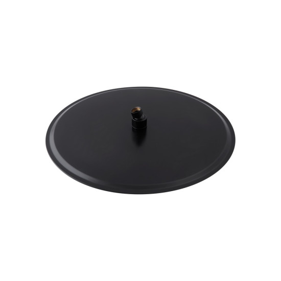 Лейка для верхнего душа Qtap Hlavova 400 мм округлая QTHLAS400O1ZBB Black Matt