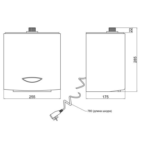 Дезінфектор Qtap Pohodli 220V безконтактний QDZ2000WP White (Dezinfektor)