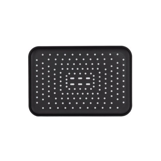 Лійка для верхнього душу Qtap Hlavova 260x180 мм прямокутна QTHLA107BLM45786 Black Matt