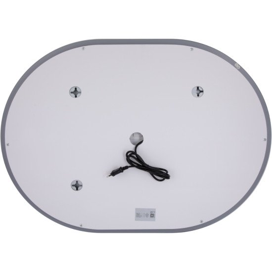 Дзеркало Qtap Gemini 600х800 з LED-підсвічуванням Touch, з антизапотіванням, з димером, рег. темп. кольору (3000-6500K) QT2578R6080