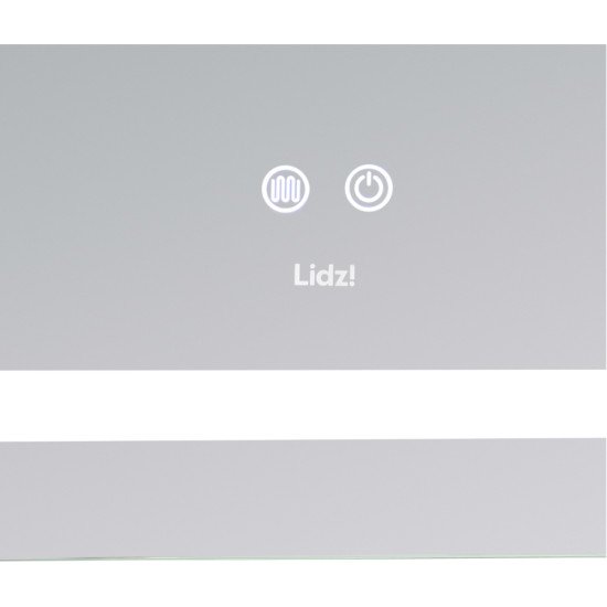 Дзеркало Lidz Kubis (KU2) 800х600 з LED-підсвічуванням Touch, з антизапотіванням, з димером, рег. яскравості LD78LF904806048446