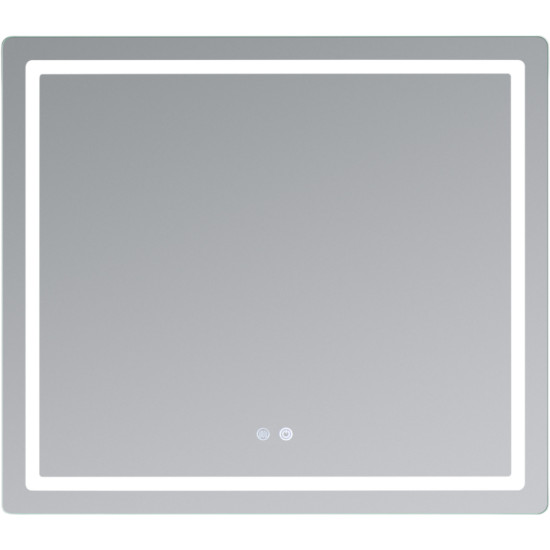Дзеркало Qtap Mideya (MI2) 800х700 з LED-підсвічуванням Touch, з антизапотіванням, з димером, рег. яскравості QT2078NCF807048476