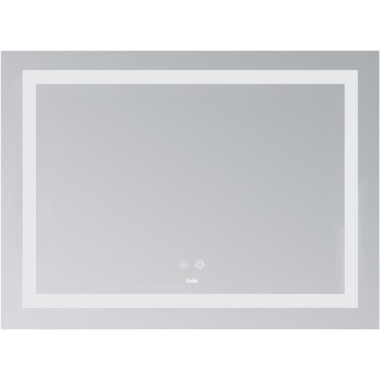 Дзеркало Lidz Kubis (KU1) 700х500 з LED-підсвічуванням Touch, з антизапотіванням, з димером, рег. яскравості LD78LF90448485