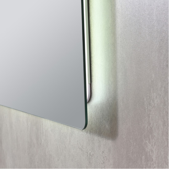 Дзеркало Qtap Taurus (TA2) 800×600 мм з LED-підсвічуванням Touch, з антизапотіванням, з димером, рег. темп. кольору (3000-6500K) QTTAU8006004895