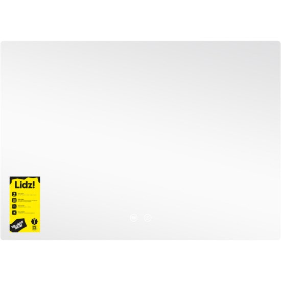 Дзеркало Lidz Orion (OR2) 800х600 з LED-підсвічуванням Touch, з антизапотіванням, з димером, рег. яскравості LDOR80060049294