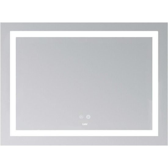 Дзеркало Lidz Kubis (KU1) 700х500 з LED-підсвічуванням Touch, з антизапотіванням, з димером, рег. яскравості LD78LF90448485