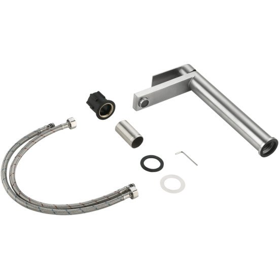 Смеситель для раковины высокий Lidz Nexus 001FH (k35) LDNEX001FHNKS49185 Nickel