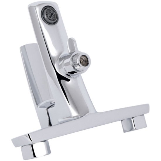 Змішувач для ванни Qtap Tern (c душевым гарнитуром) QTTER259CRM47586 Chrome