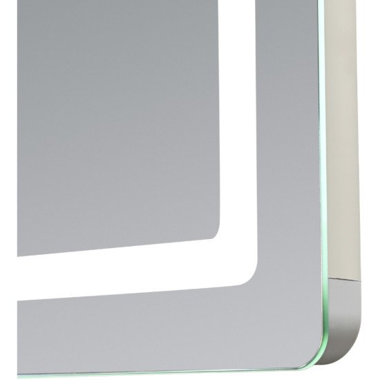 Дзеркало Qtap Mideya (MI2) 800х700 з LED-підсвічуванням Touch, з антизапотіванням, з димером, рег. яскравості QT2078NCF807048476