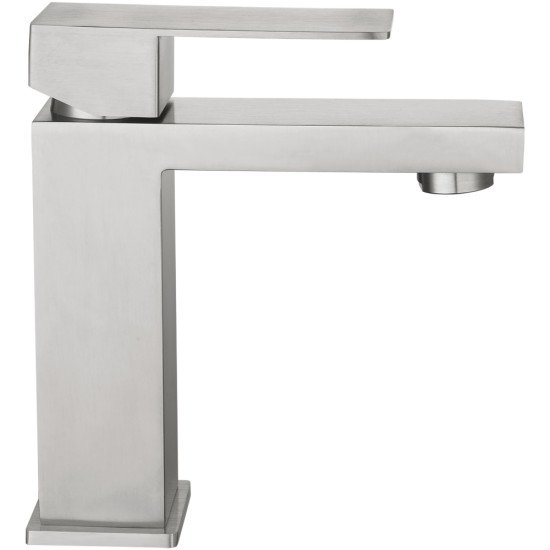 Змішувач для раковини низький Lidz Helix 001F (k35) LDHEL001FNKS49178 Nickel