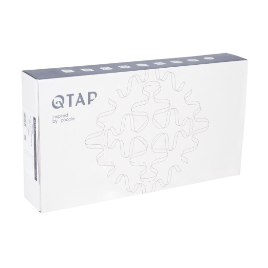 Смеситель для раковины Qtap Gemini высокий QTGEM269CRW45679 Chrome/White