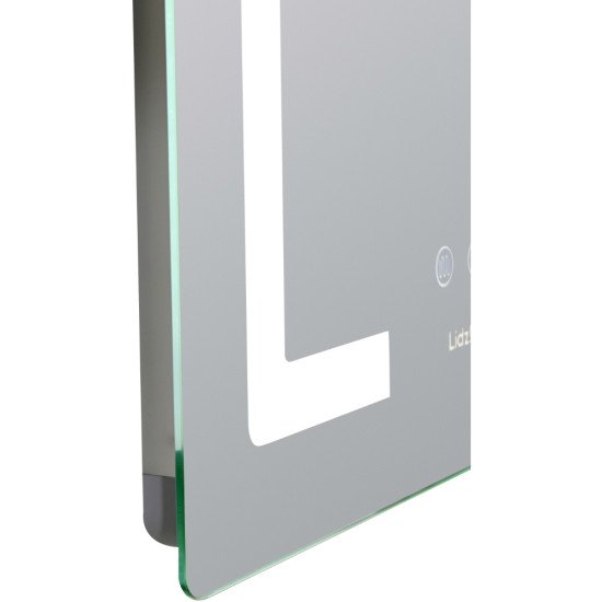 Дзеркало Lidz Kubis (KU2) 600х800 з LED-підсвічуванням Touch, з антизапотіванням, з димером, рег. яскравості LD78LF937608048449