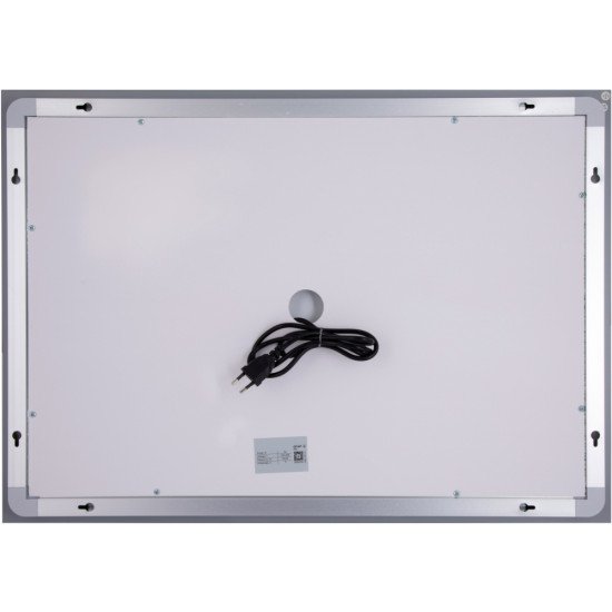 Дзеркало Qtap Cardinal (CA1) 800х600 з LED-підсвічуванням Touch, з антизапотіванням, з димером, рег. темп. кольору (3000-6500K) QT0478C8060