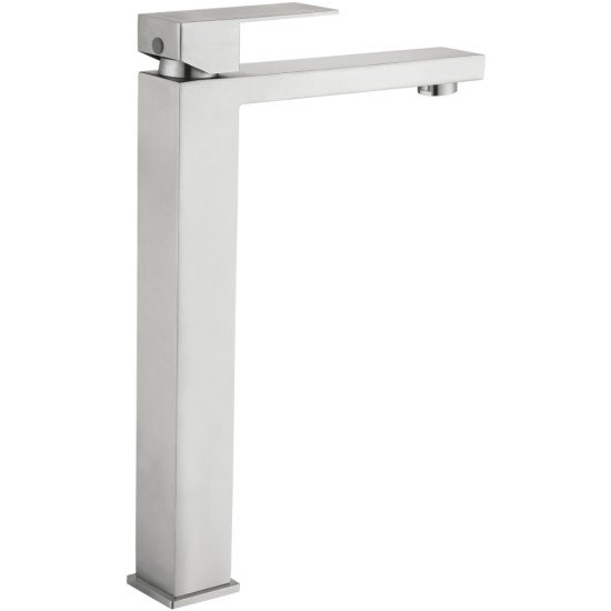 Змішувач для раковини високий Lidz Helix 001FH (k35) LDHEL001FHNKS49179 Nickel