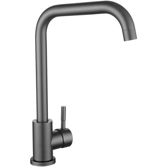 Смеситель для кухни Lidz Aria 015F1 (k35) LDARI015F1GRP49558 Graphite
