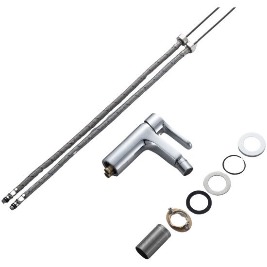 Смеситель латунный для биде Lidz Astra 001AF (k35) LDAST001AFCRM48089 Chrome