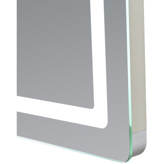 Дзеркало Qtap Mideya (MI2) 600х800 з LED-підсвічуванням Touch, з антизапотіванням, димером, рег. яскравості QT2078F6080