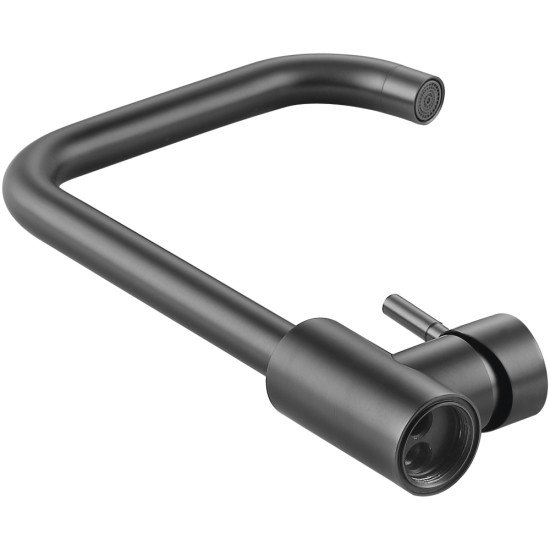 Смеситель для кухни Lidz Aria 015F1 (k35) LDARI015F1GRP49558 Graphite