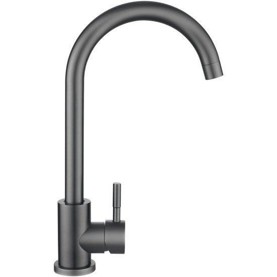Смеситель для кухни Lidz Aria 015F (k35) LDARI015FGRP49559 Graphite