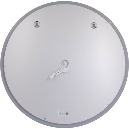Дзеркало Lidz Astra R600 з LED-підсвічуванням Touch, з антизапотіванням, з димером, рег. яскравості LDASR60049289