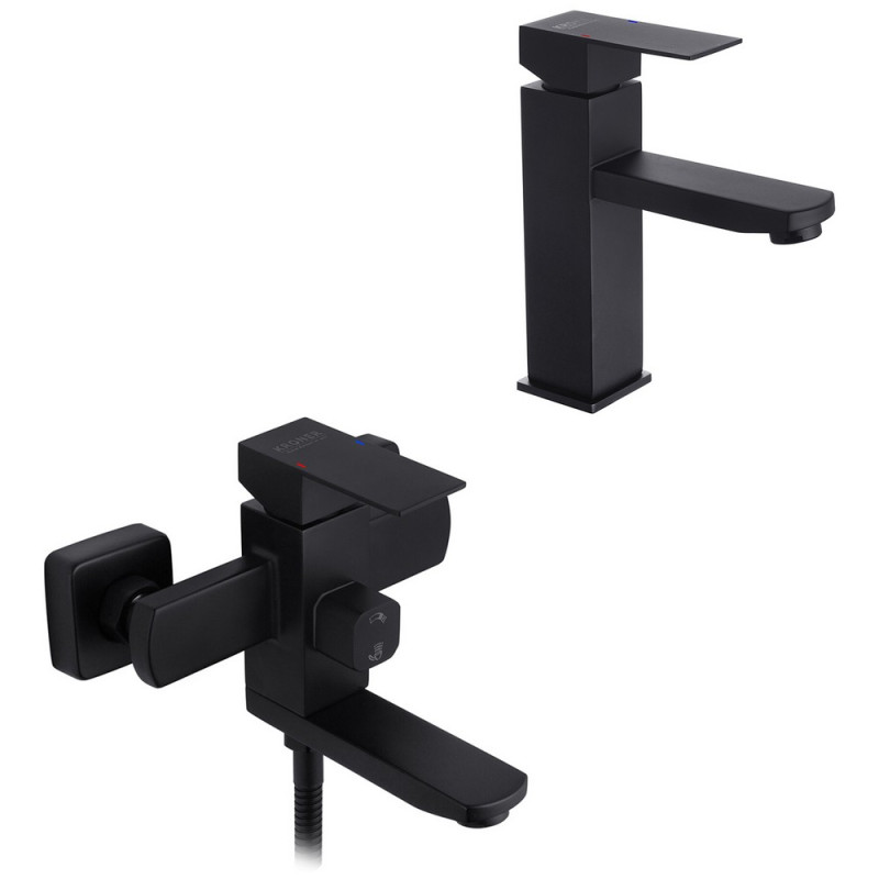 Набор смесителей Edelstahl Kubus-SCH010 + смеситель Edelstahl Kubus-SCH060