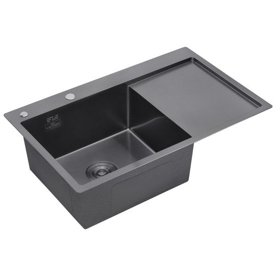 Набор 3в1 Kroner KRP Schwarze - 7849LHM PVD (3.0/1.0 мм) + Kroner KRP Spender - 026 + Kroner KRP Edelstahl Klassisch - PVD03817BLK